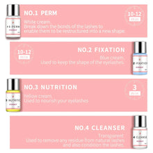 Load image into Gallery viewer, Lash Lift Kit - At-Home Lash Lift | Salon Results, 8 Weeks includes perm, fixation, nutrition, and cleanser solutions for long-lasting lash curls.