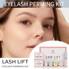 Load image into Gallery viewer, Lash Lift Kit - At-Home Lash Lift | Salon Results, 8 Weeks featuring perming tools, lift pads, and nourishing solutions for curled lashes.
