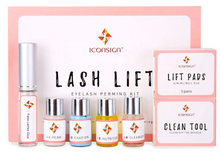 Load image into Gallery viewer, Lash Lift Kit - At-Home Lash Lift | Salon Results, 8 Weeks includes perm, fixation, nutrition, and cleanser solutions with lift pads and tools.
